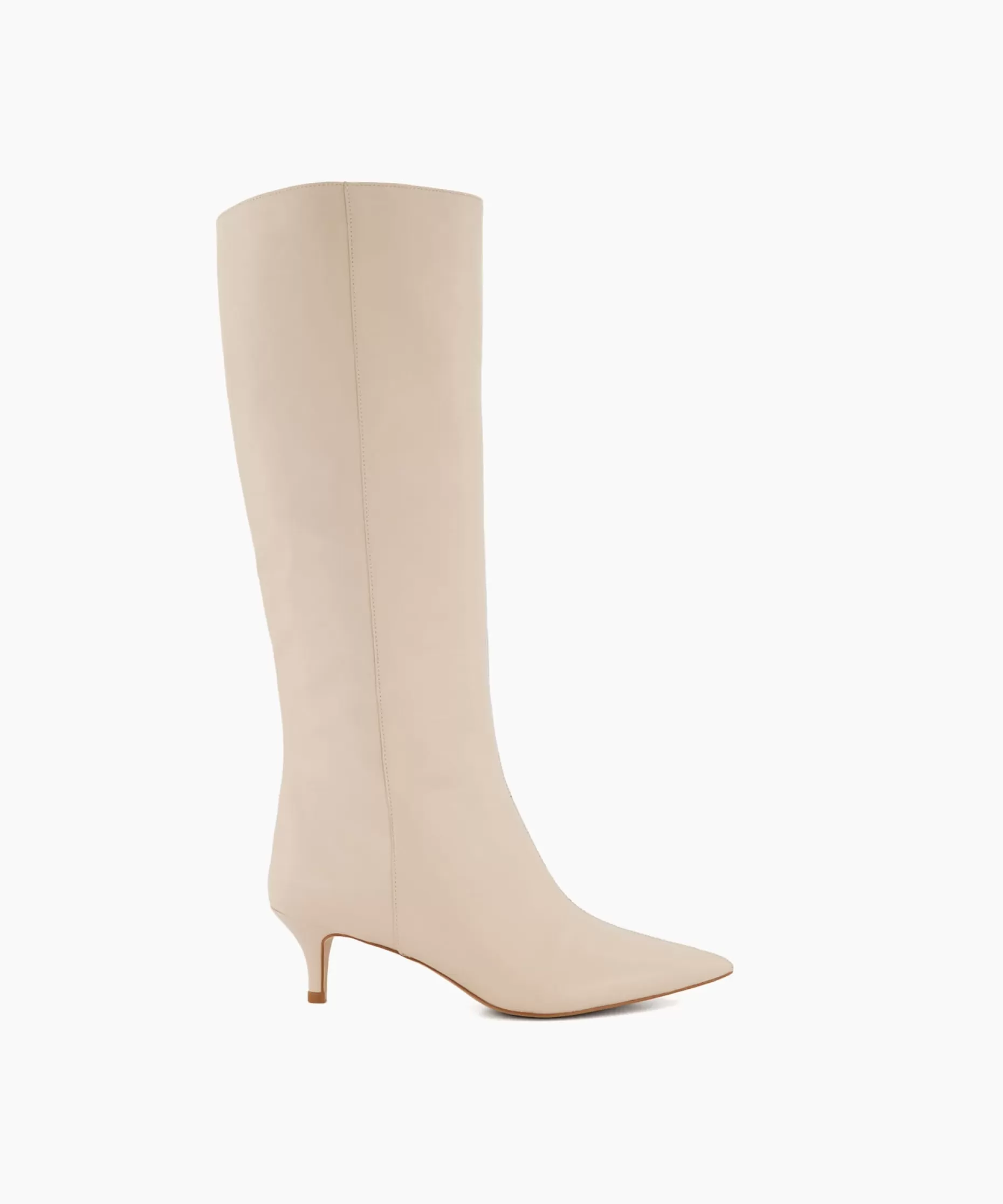 Knee High Boots*Dune London Knee High Boots Smooth - Ecru